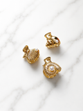 Hairclips Marinos dorados XS